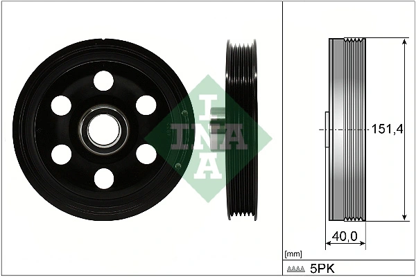 Belt Pulley, crankshaft